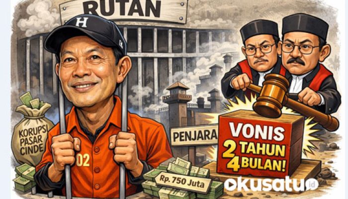 Skandal Pasar Cinde Berujung Penjara! Mantan Wali Kota Palembang Harnojoyo Divonis 2 Tahun 4 Bulan