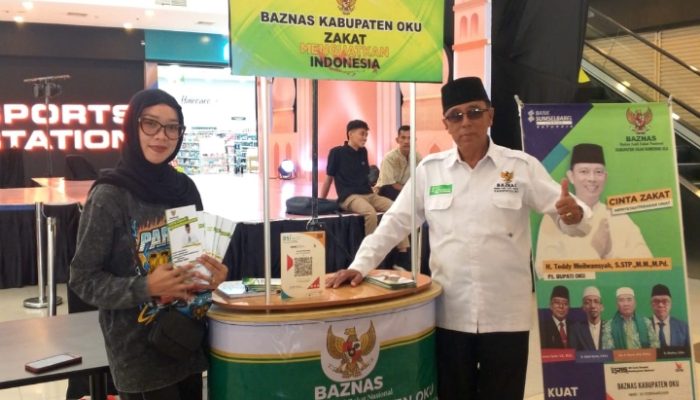 BAZNAS OKU Buka Gerai ZIS di Citimall, Mudahkan Layanan Zakat 