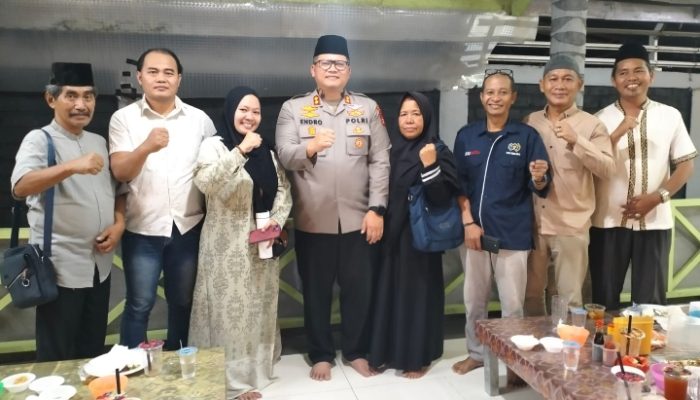 Kapolres OKU Siap Bersinergi dengan  insan Pres, Kunci Utama Hadapi Tantangan