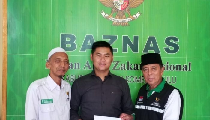 Wabup OKU H. Marjito Bahri Serahkan Zakat ke BAZNAS OKU, Jadi Teladan bagi ASN
