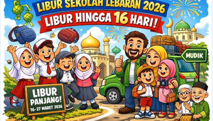 Resmi! Libur Sekolah Lebaran 2026 Sampai 16 Hari, Ini Jadwal Lengkapnya