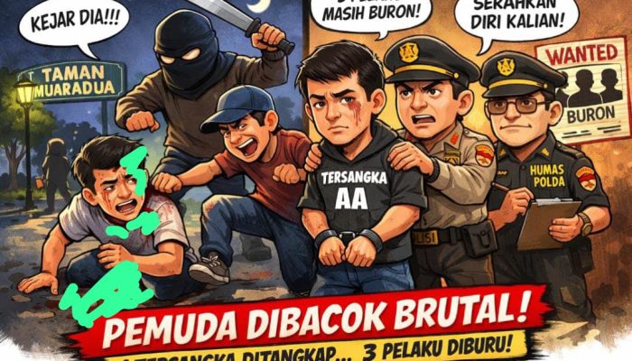 Horor di Taman Muaradua! Niat Baik Berujung Petaka, Pemuda Dibacok Saat Coba Melerai