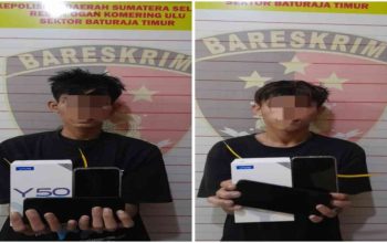 Dua Warga Lubai Ditangkap Polisi, Mencuri Motor dan Hp Warga Sukaraya