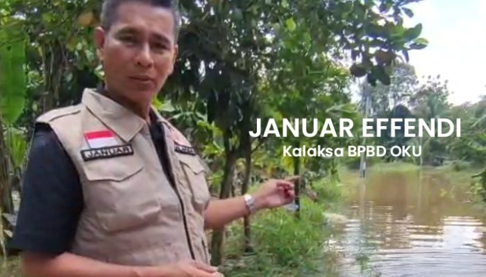 Sungai Sudah Kondusif, BPBD OKU Minta Warga Tetap Waspada