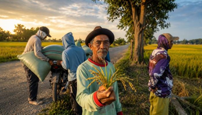 Panen Padi OKU Timur Hancur Lebur! Modal Terancam Hilang, Petani Mulai Putus Asa…