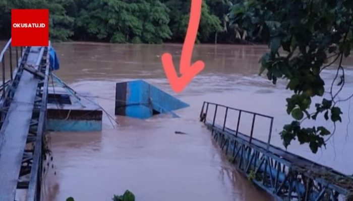 Ponton WTP Bakung Terjungkal, Distribusi Air Dipastikan Terganggu