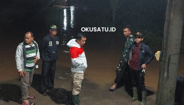 Hujan Selasa Petang Timbulkan Banjir, BPBD OKU Siagakan Tim