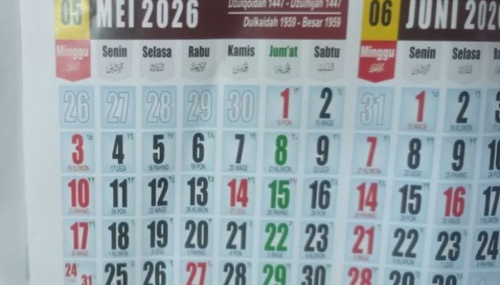 Wajib Tahu! Mei 2026 Bulan Paling “Basah” Bisa Libur Sampai 6 Hari Nonstop!