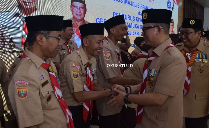 Pelantikan MPC dan Kwarcab Pramuka OKU 