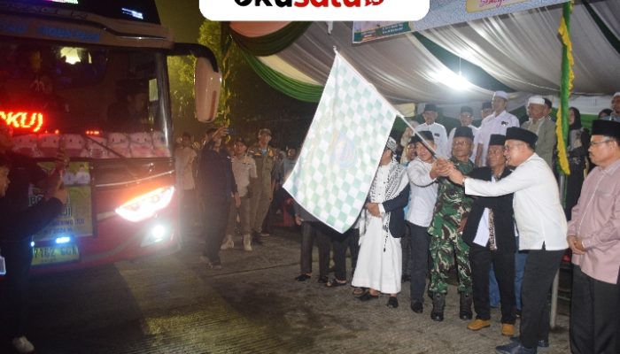 Wabup OKU H Marjito Bachri Lepas Jemaah Haji OKU, Mari Doakan jadi Haji Mabrur  