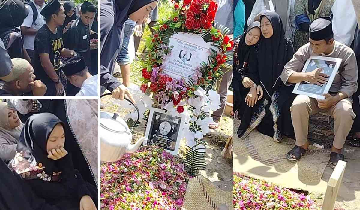 Suasana haru pemakaman dr Myta di Muaradua dipenuhi ratusan pelayat