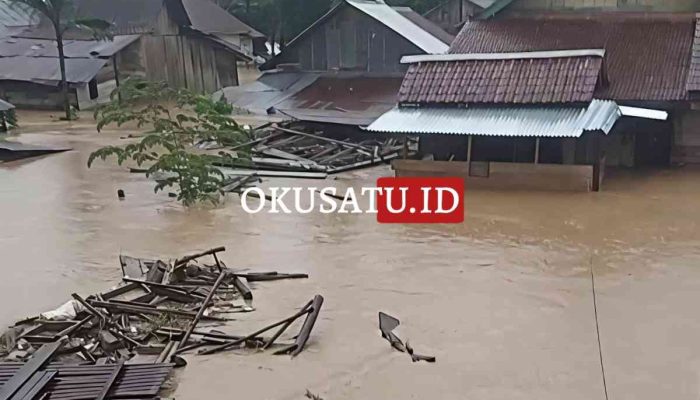 Sungai Rupit Meluap, Banjir Rendam Belasan Desa di Muratara, Ribuan Jiwa Terdampak